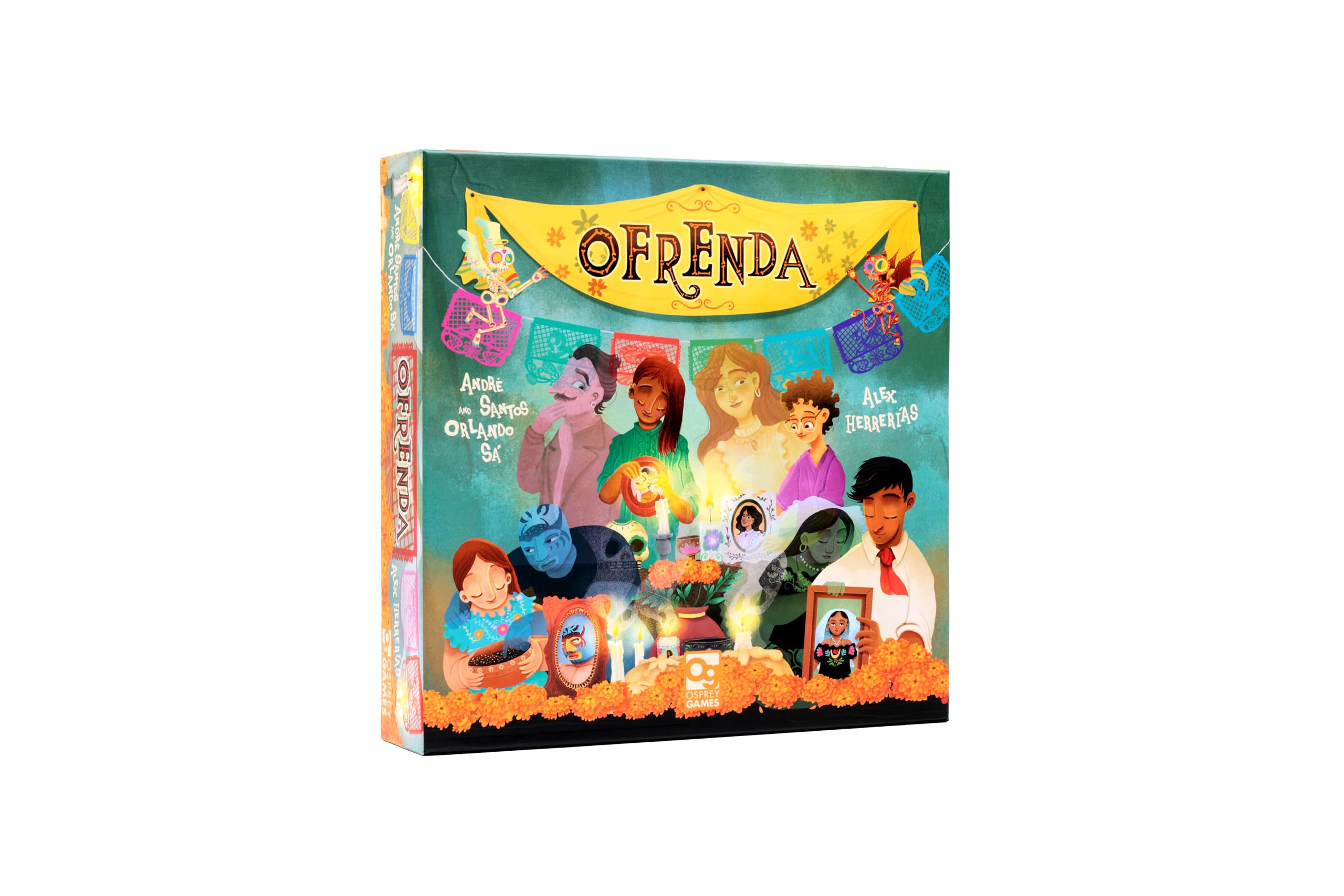 Osprey Games Ofrenda | Un Juego de Mesa Que celebra el día de los Muertos | 1-4 Jugadores | 60 Minutos de Tiempo de Juego | A Partir de 14 años