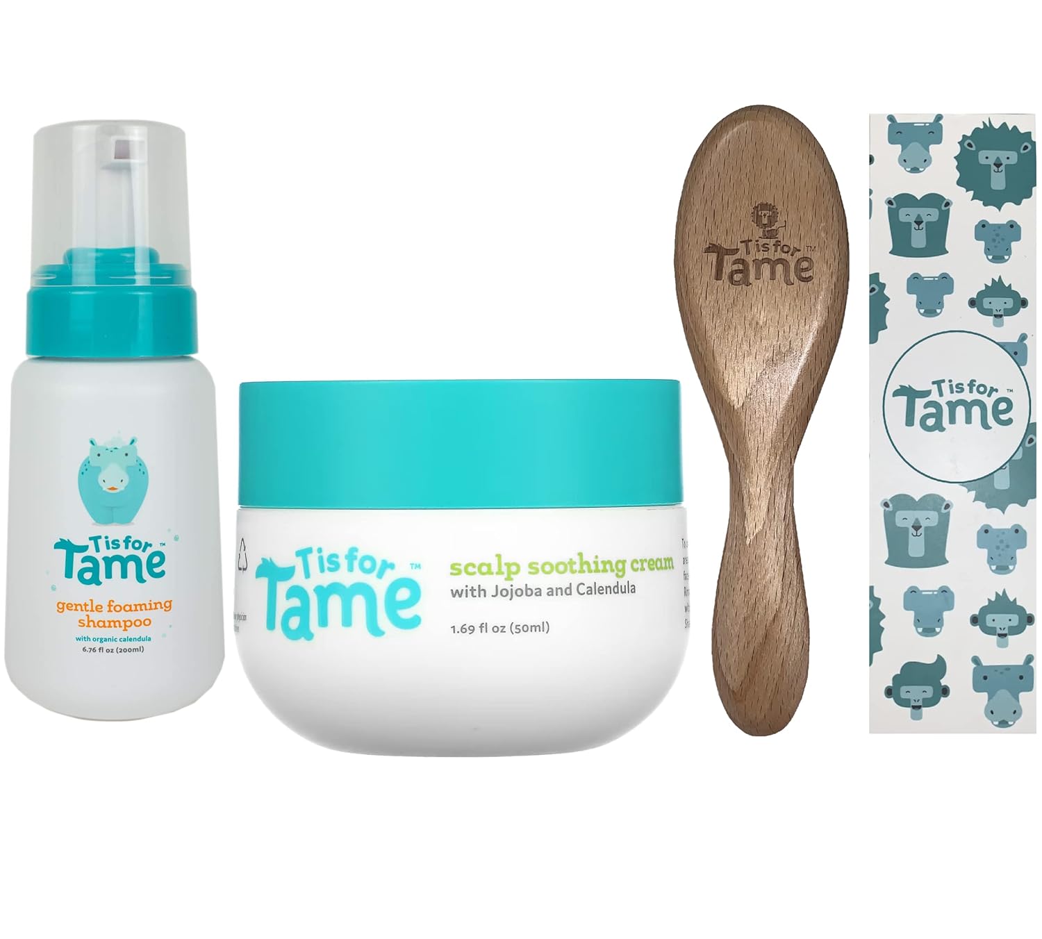 Cradle Cap Kit for Babies, Newborns & Infants with Shampoo