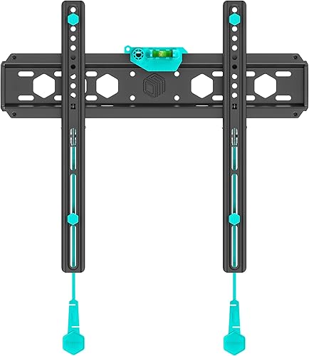 ONKRON Soporte fijo de pared para TV de 35 a 65 pulgadas de hasta 150 libras, soporte de TV ultra delgado de perfil bajo VESA 75x75-400x400