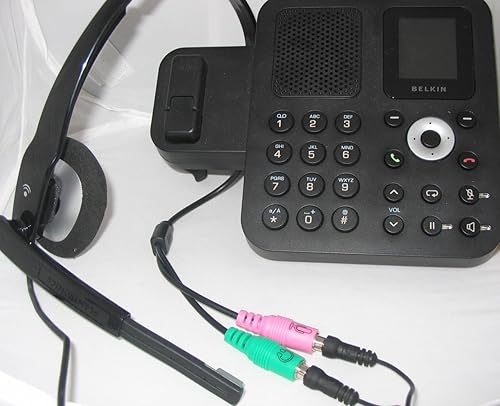 Miniatura 2 de Headset Buddy PC Dual 0.138 in Headset a RJ9/RJ10/RJ22 adaptador de teléfono (PC35-RJ9A)