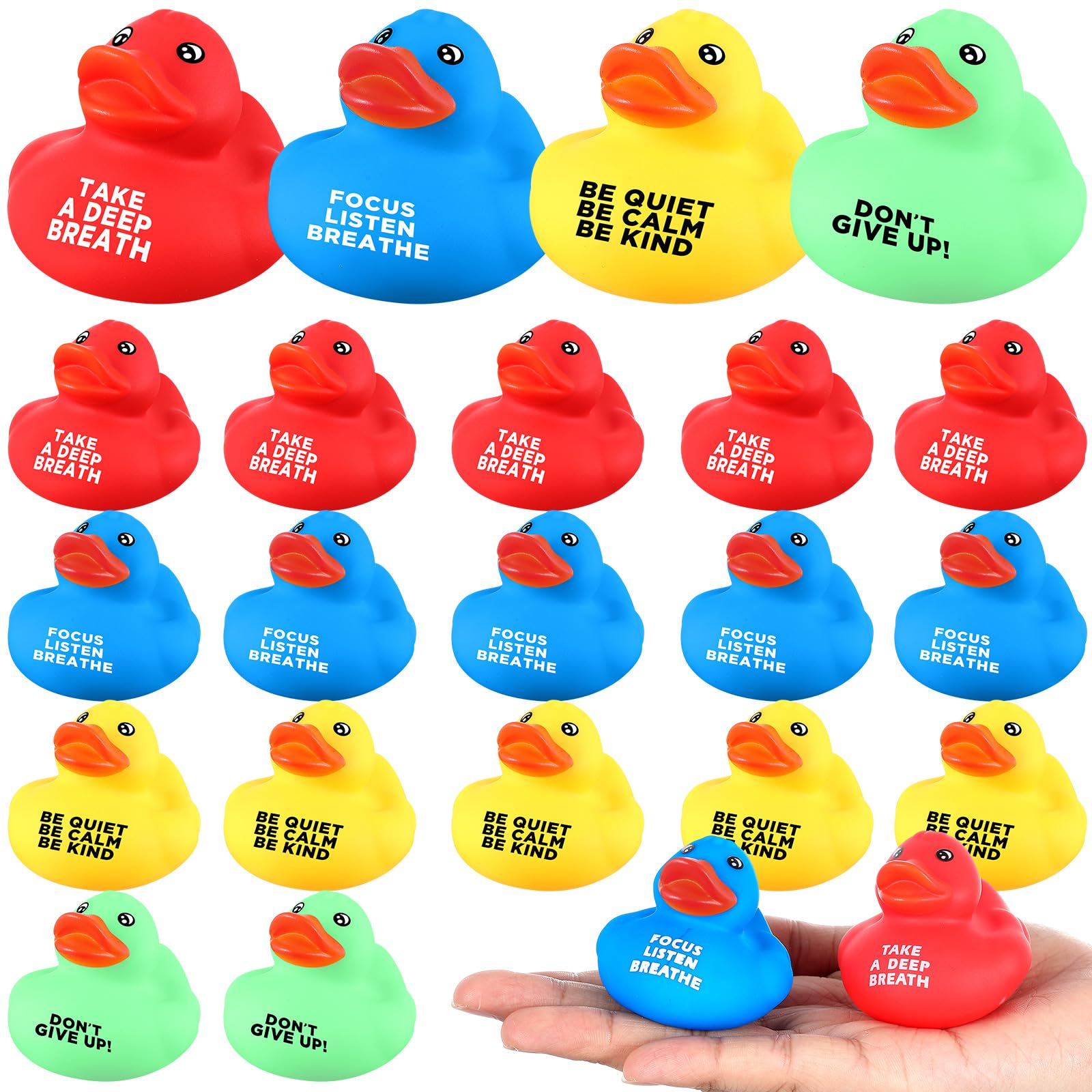 Amazon.com: Lenwen 24 Pcs 1.89 Inch Rubber Duck Bath Toy