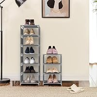 esonstyle 10 szintes fém cipőtartó szűk helyekre 10 pár cipőhöz 7