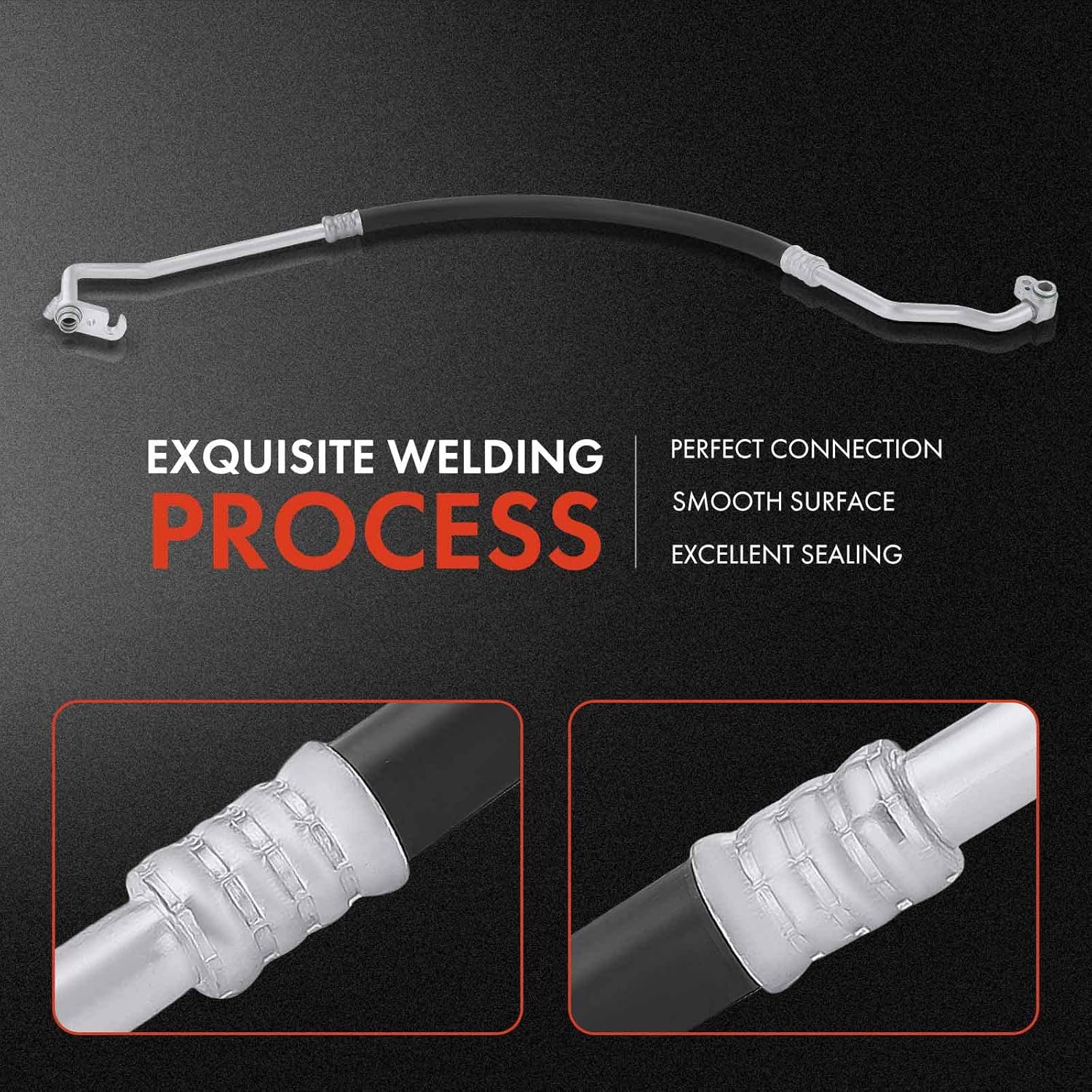A-Premium A/C Suction Line Hose Assembly Compatible with Subaru Legacy 2007-2009, Outback 2006-2009, H4 2.5L, DOHC, Compressor to Evap