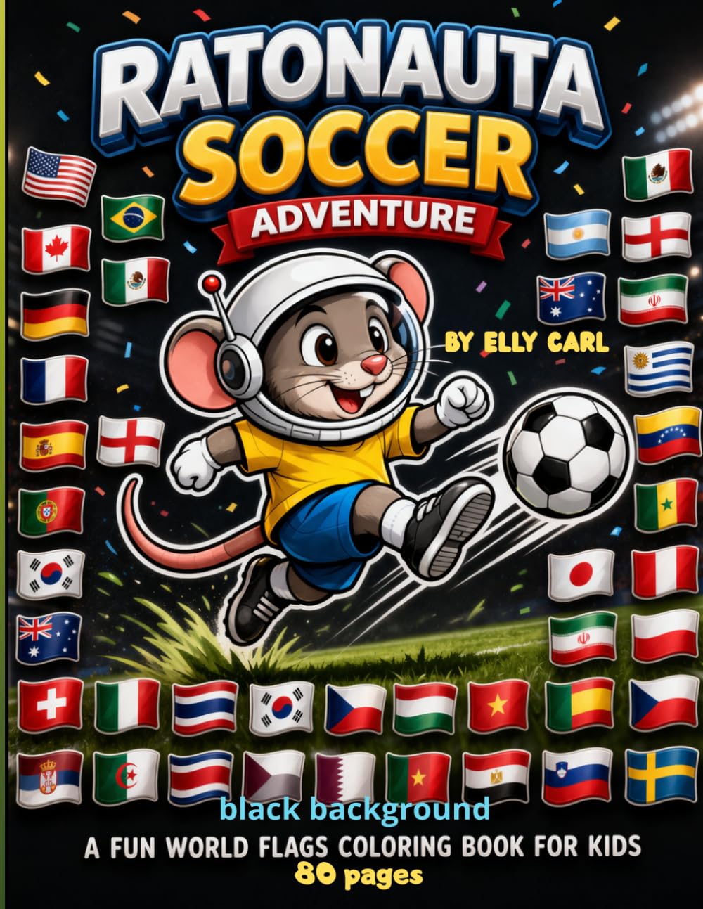 Ratonauta soccer: 80 pages coloring book