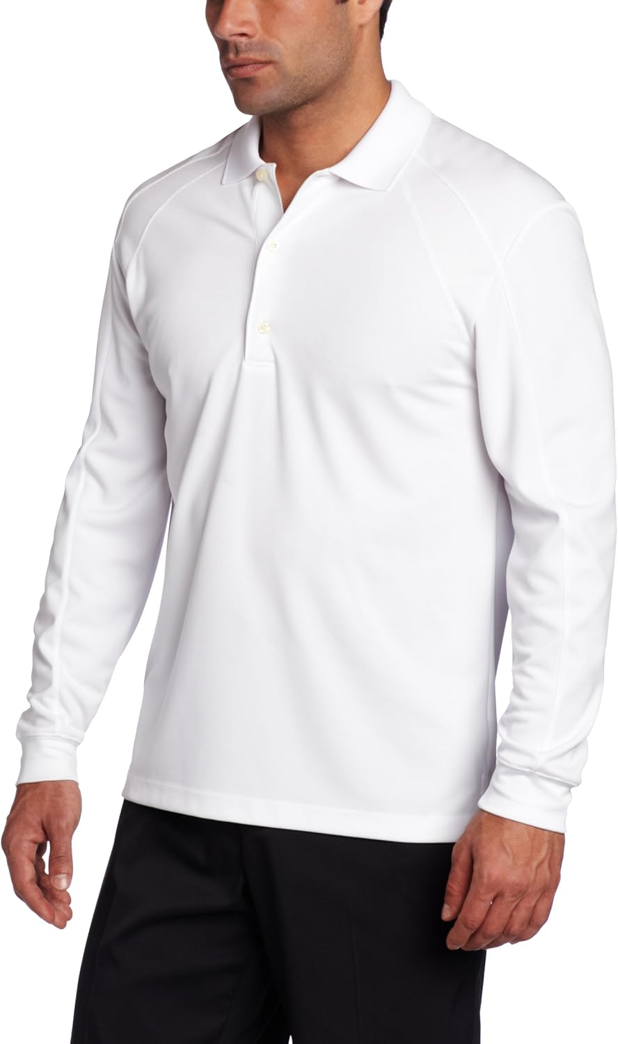 Greg Norman Collection Men's Srtck Long Sleev PCD Polo