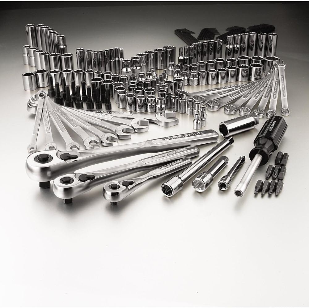 Amazon.com: Craftsman 192 pc. Mechanics Tool Set with Trifold Case :  Herramientas y Mejoras del Hogar