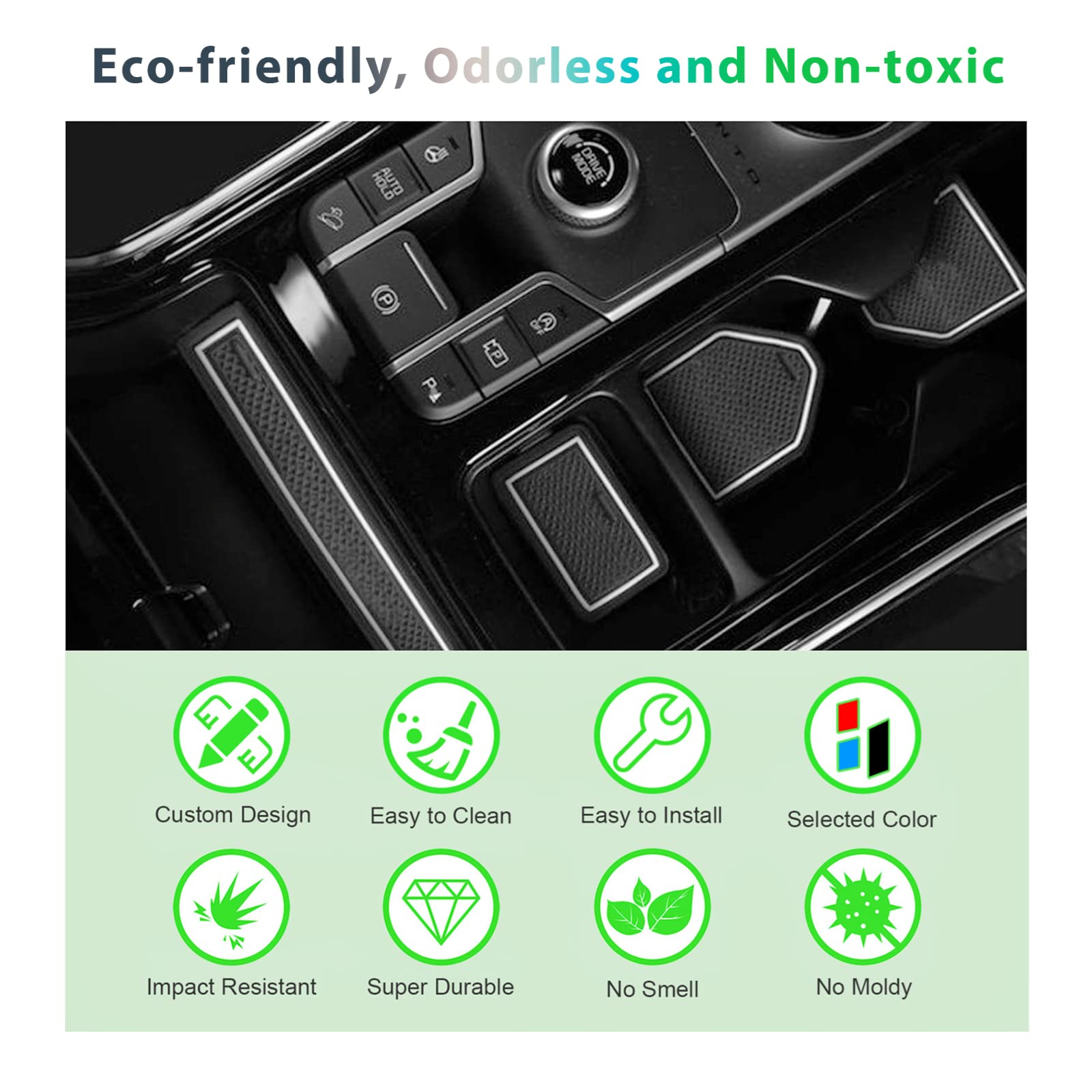 For Kia Sorento MQ4 2021 2023 Car Interior Center Console Transparent