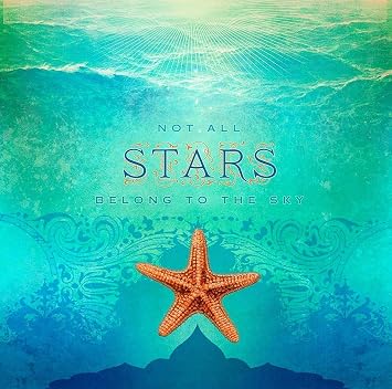 ArtExpert Living Out Loud I-Stars by Duirwaigh - 16x16 Art Print Poster