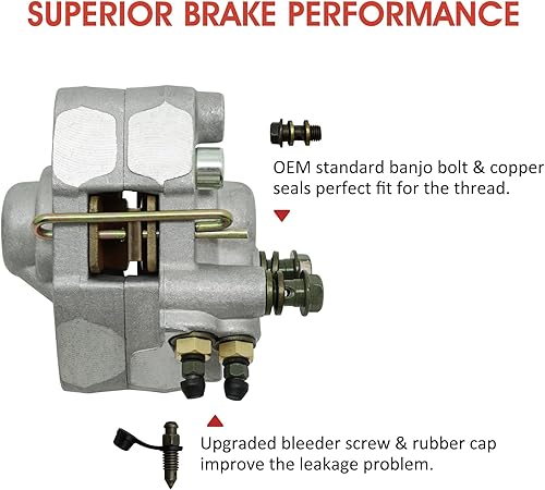 Miniatura 4 de M MATI Pinza de freno trasera para Polaris Magnum 325 500 Scrambler 400 500 Trail Blazer 250 400 Trail Boss 325 330 Xpedition 325 425 Xplorer 250