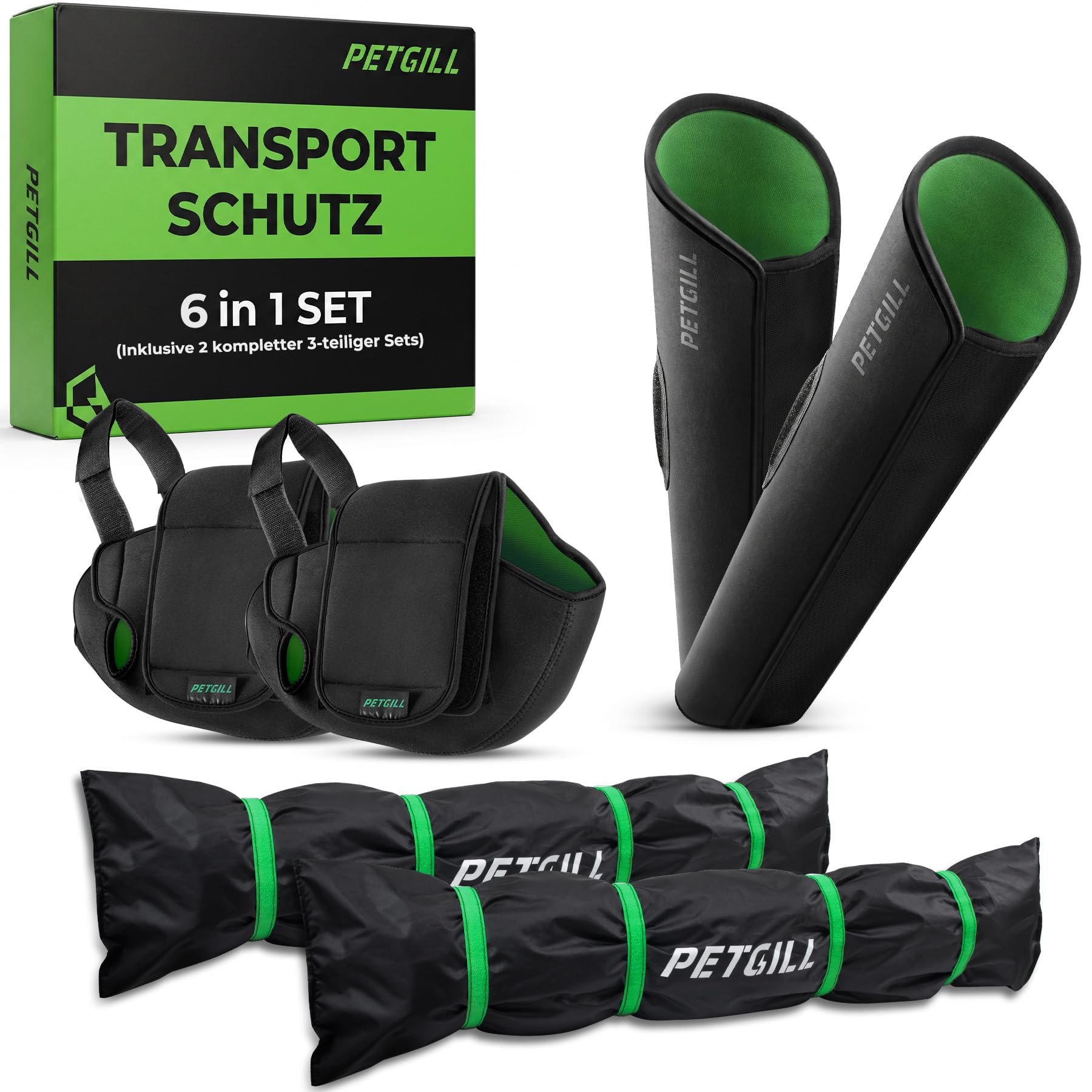 Lot de 2 housses de protection de transport pour vélo électrique - Protection de batterie - Protection du moteur et du guidon - Protection électronique contre la pluie, les éclaboussures et la