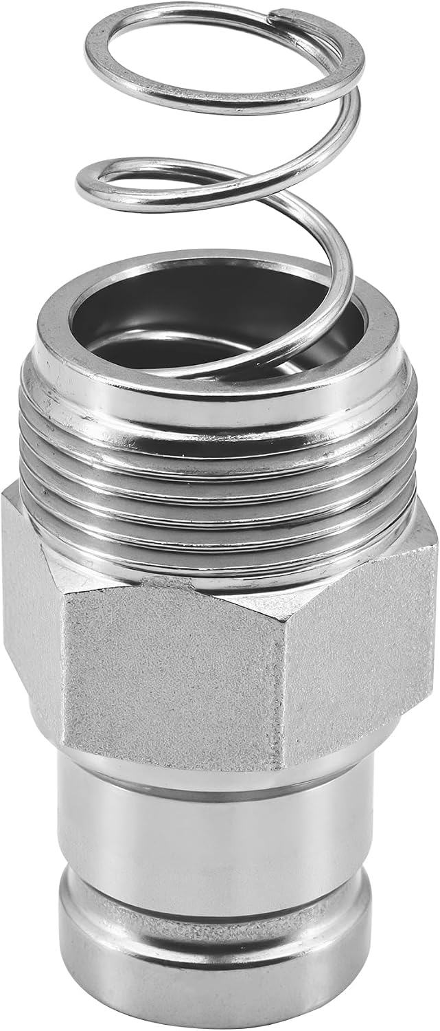 7246798 Hydraulic 3/8″ Male Flat Face Quick Coupler Skid Steer Cartridge Manifold Compatible with Bobcat 7246798