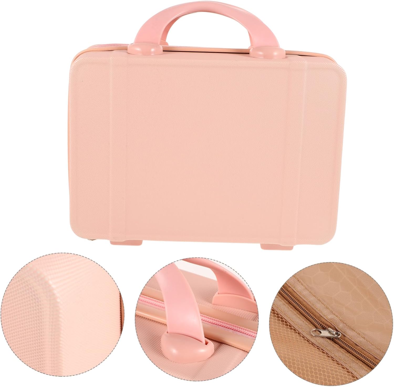 Small Makeup Suitcase for Women Lightweight Portable Makeup Organizer Spacious Interior for Travel Stylish Cosmetic Case