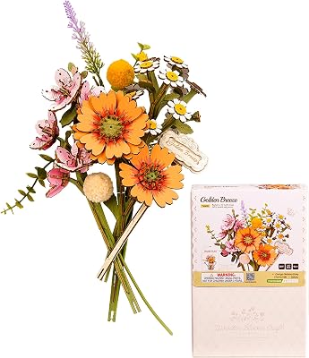 Robotime Wooden Flower Kit (single stem)