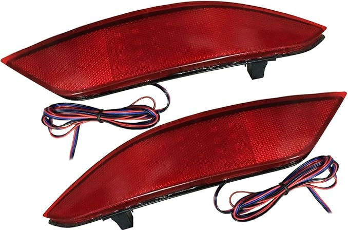 Amazon ヴェゼル Led リフレクター 反射板 ブレーキ テールランプ レッド 赤 反射板機能付き リア ライト ブレーキ テールランプ 車 バイク