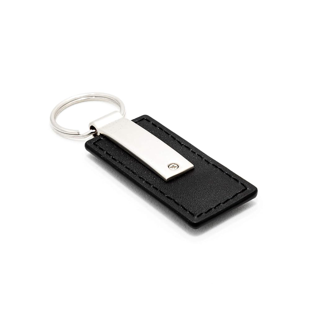 Amazon.com: AU-TOMOTIVE GOLD Rectangular Leather Key Chain