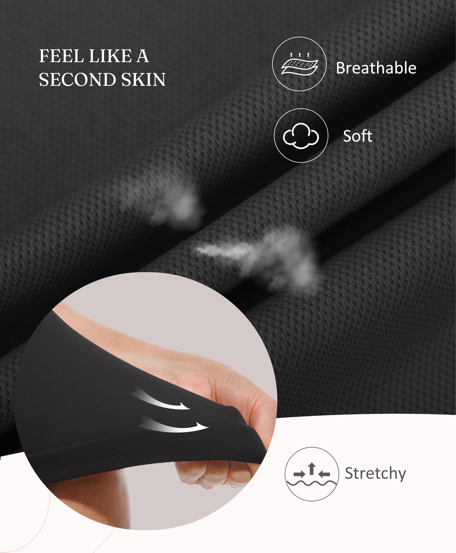 FeelinGirl Chaleco de compresión sin costuras para mujer | Camisa ligera y cómoda para todo el día con control de abdomen con correas ajustables, suaviza tus curvas