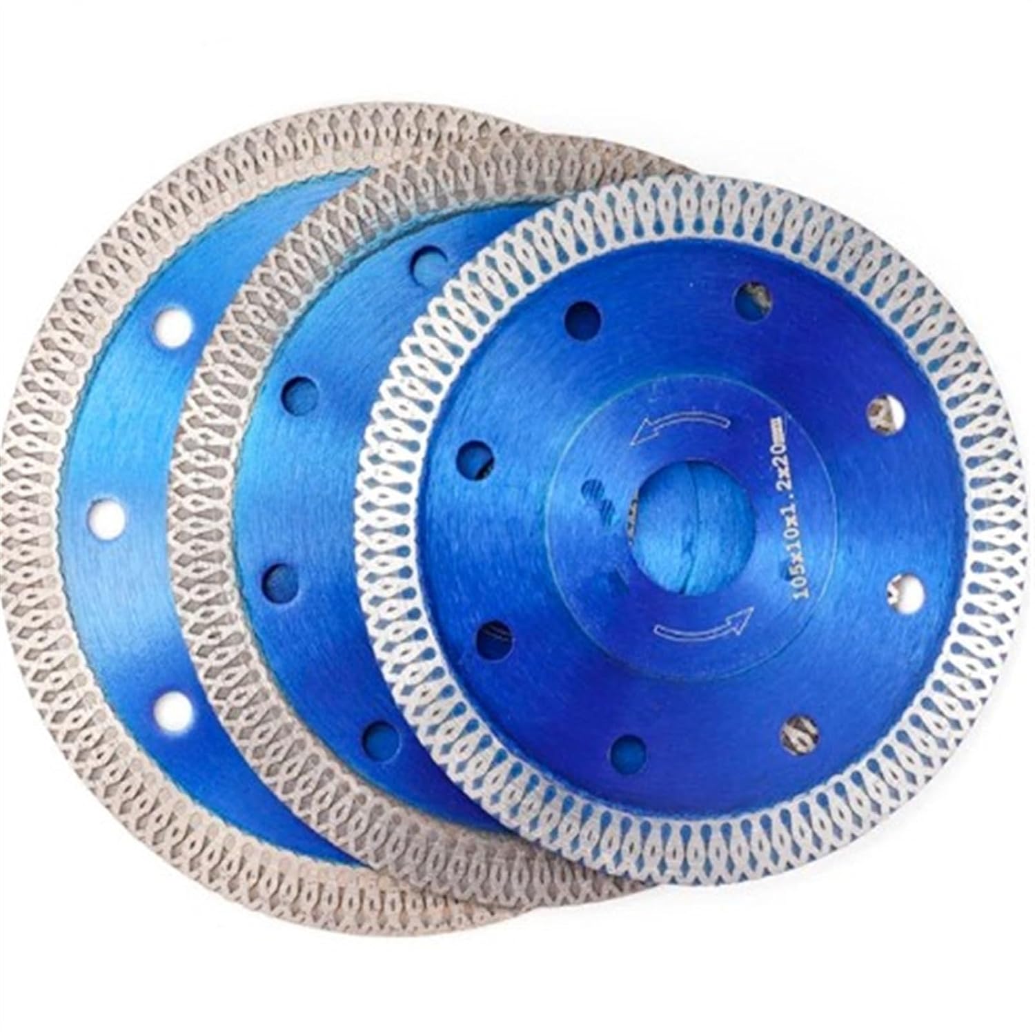 1Pcs Diamond Blade for Porcelain Tile Ceramic Granite Marble Power Tools Cutting Disc Blades for Angle Grinder 105 115 125mm(D125mm)