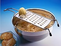 Vista 4 de Rosle 95021 - Rallador mediano de mano con mango de alambre de acero inoxidable, 16,5 pulgadas