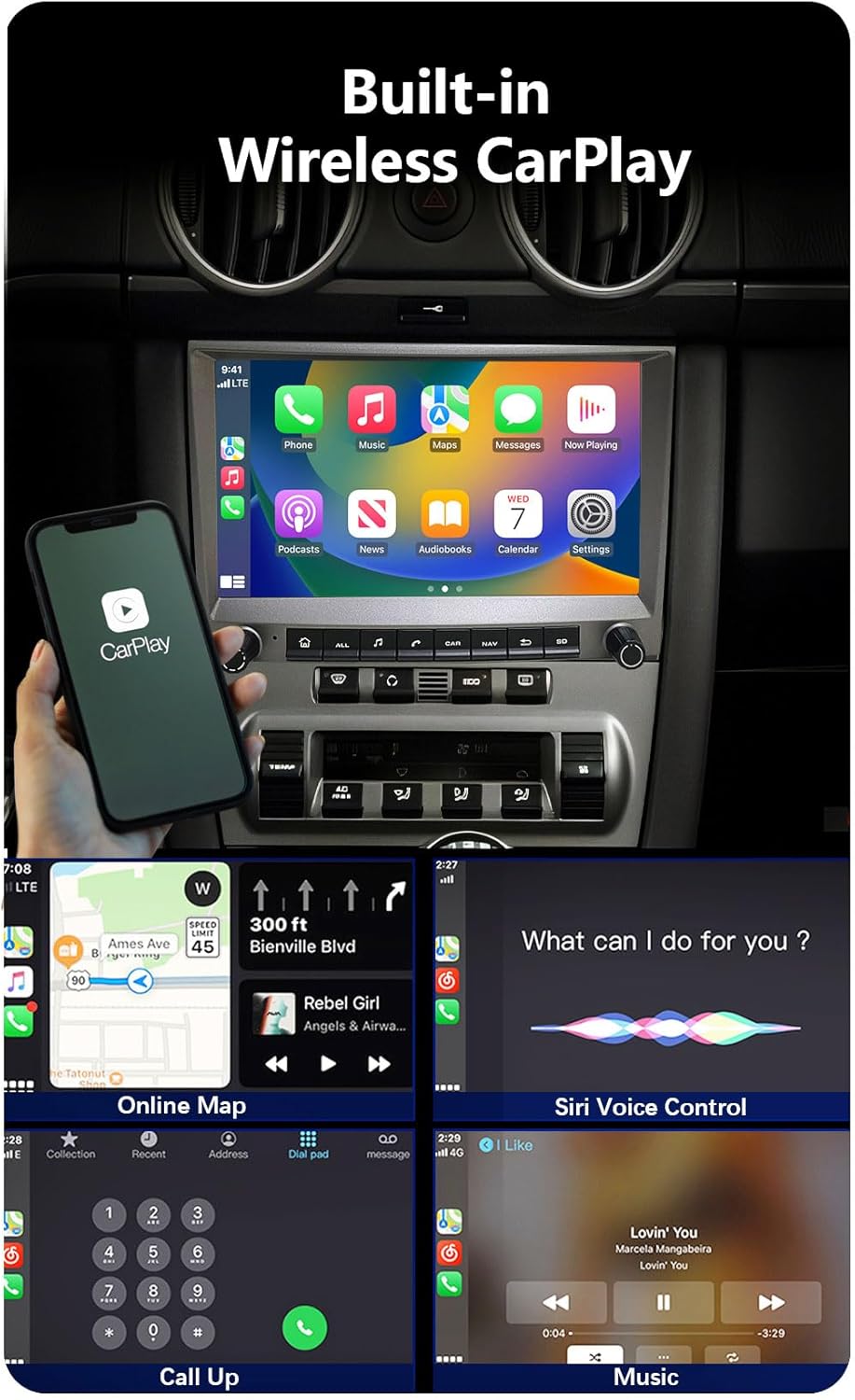 Built-in Wireless CarPlay Interface