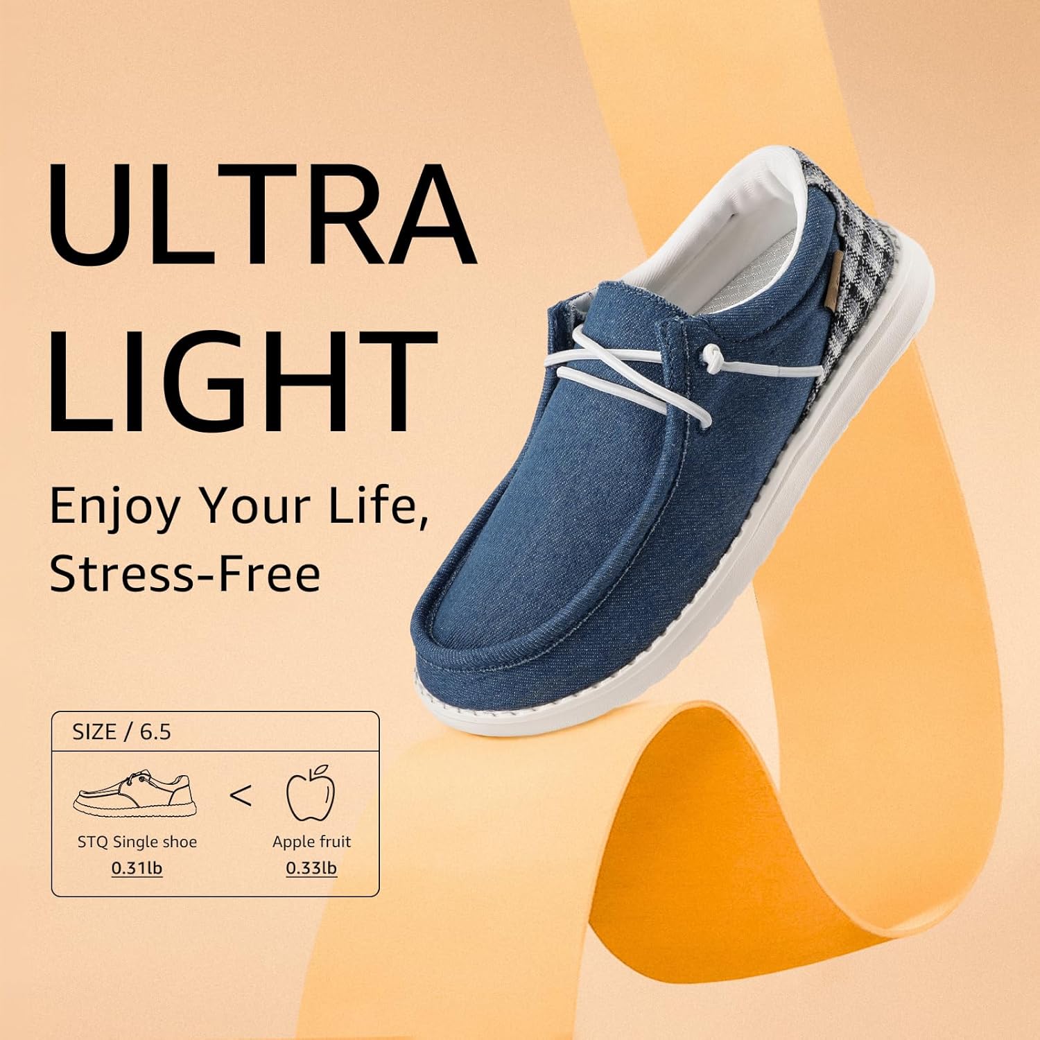 STQ Women's Orthopedic Loafers丨Lightweight Casual Boat Shoes for Plantar Fasciitis - Image 5