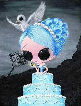 Rook Di Goo by Sugar Fueled Cinderella Step Sister w Bird Grimm Canvas Art Print