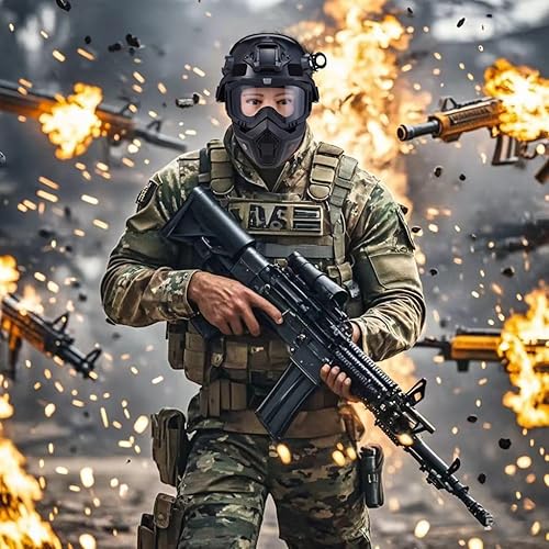 Miniatura 5 de CROSSBODY Casco de motocicleta para montar con máscara facial extraíble, estilo vintage de balas para motocross