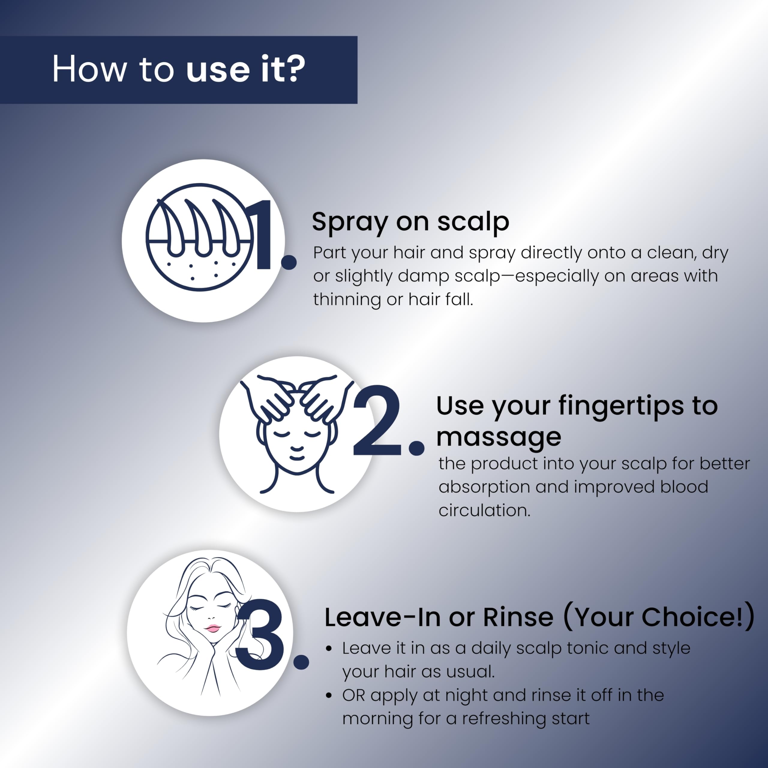VINR ROSEMARY Water SPRAY for Hair Growth & Thickness | INFUSED WITH VITIS VINIFERA | Enriched with Rice Water & Grape Extract | 100% Natural Rosemary Hair Mist | Controls Hairfall, Adds Shine & Softness | Fast-Absorbing, 100 ml - Image 3 thumbnail