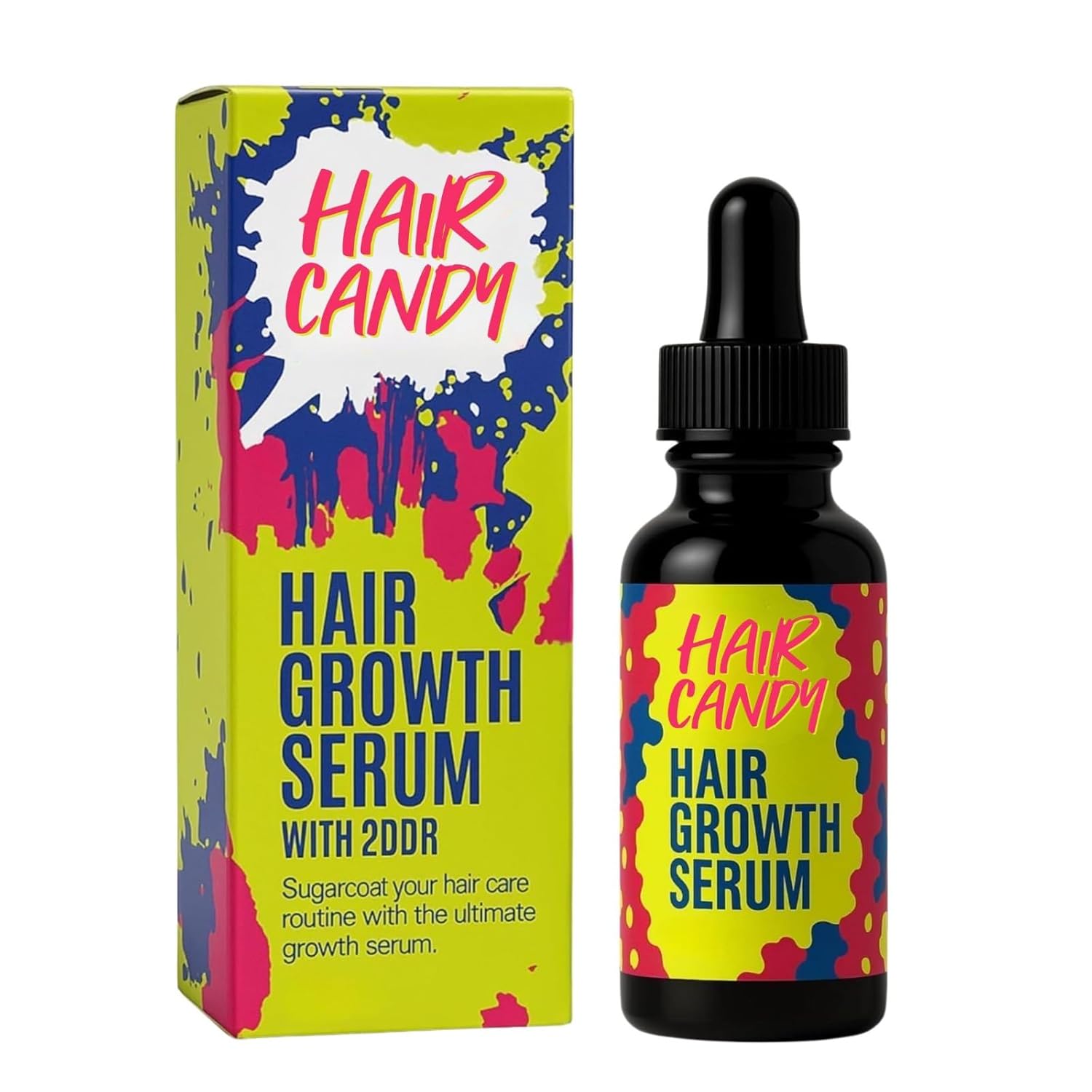 Hair Growth Serum with 2DDR - 4.65% Natural 2-Deoxy-D-Ribose - All-Natural - Men & ...