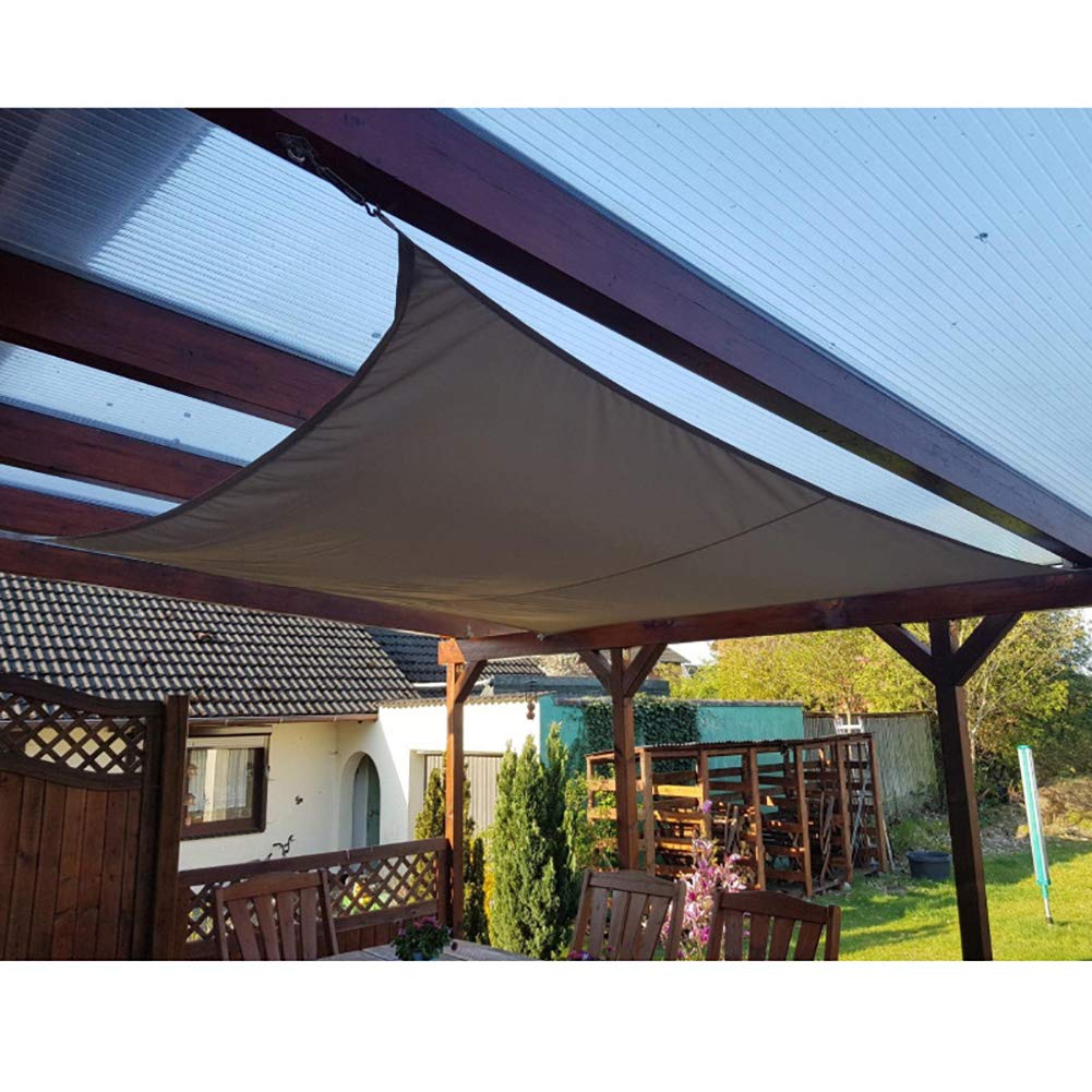 Tenda parasole, 2,5 m x 3 m, rettangolare, impermeabile, 90% blocco UV, baldacchino per patio, giardino, prato, pergolato