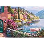 Sung Kim Art - Jigsaw Puzzle 1000 Piece for Adults (Lakeside Bloom)