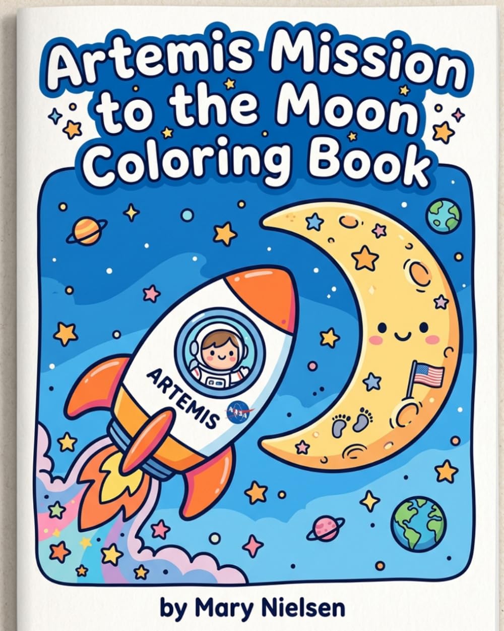 Artemis Mission to the Moon Coloring Book