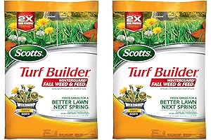 Scotts Turf Builder WinterGuard Fall Weed & Feed Lawn Fertilizer