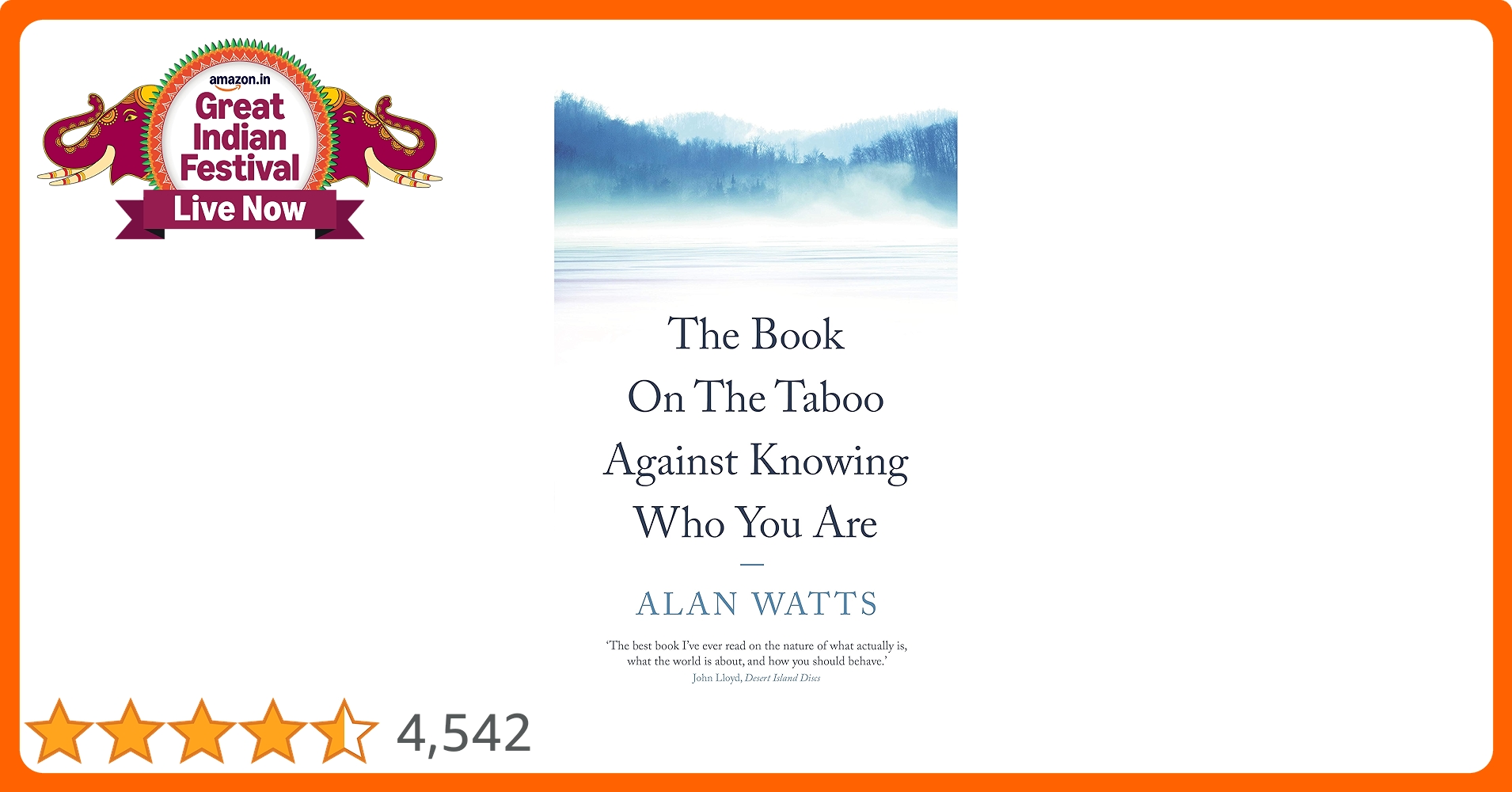 Buy THE BOOK ON THE TABOO AGAINST KNOWING WHO YOU ARE Book