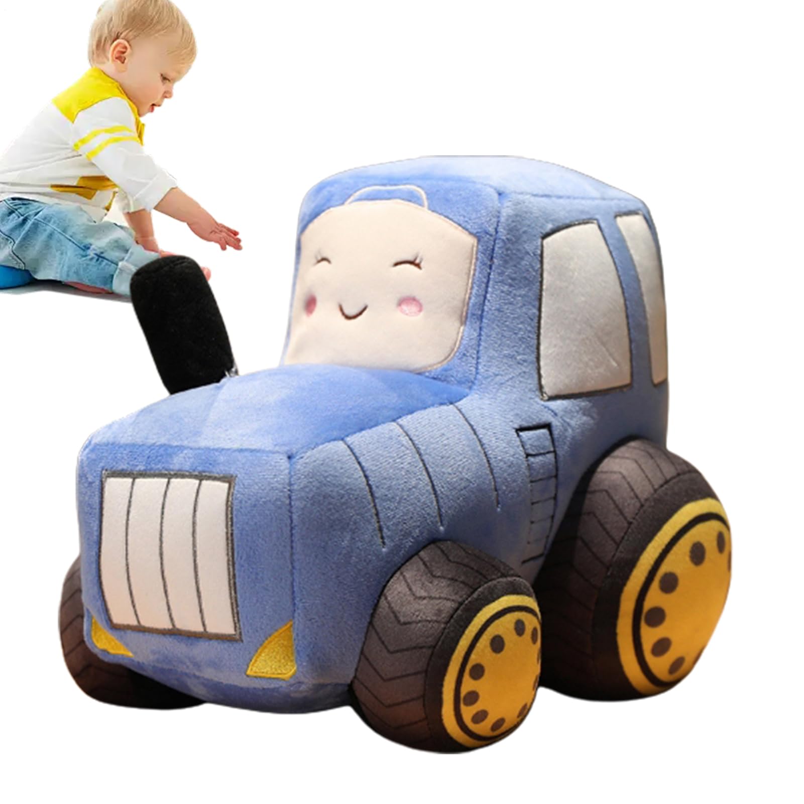 Peluche voiture douce pour accompagner le sommeil dans le salon