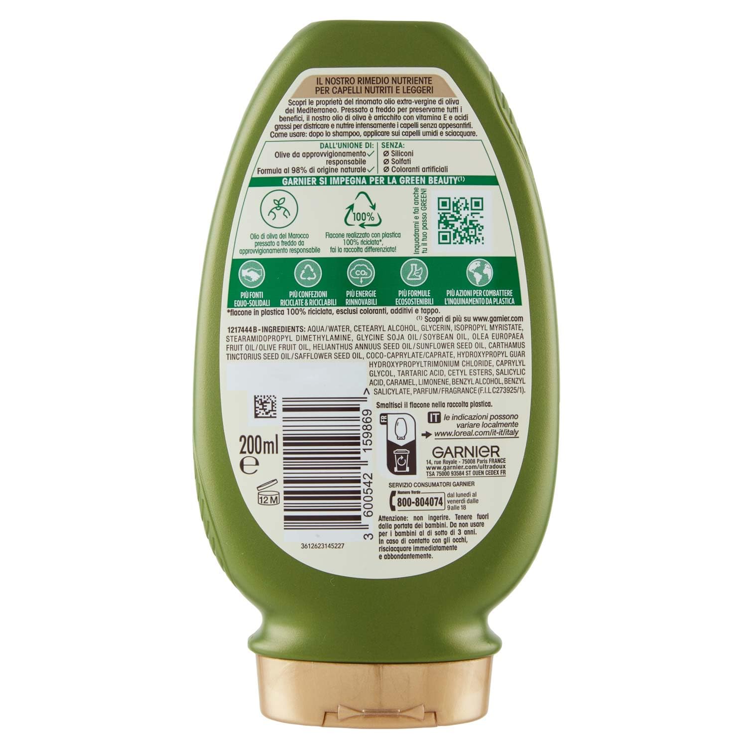 Ultra Dolce Balsamo Oliva Mitica, 200ml