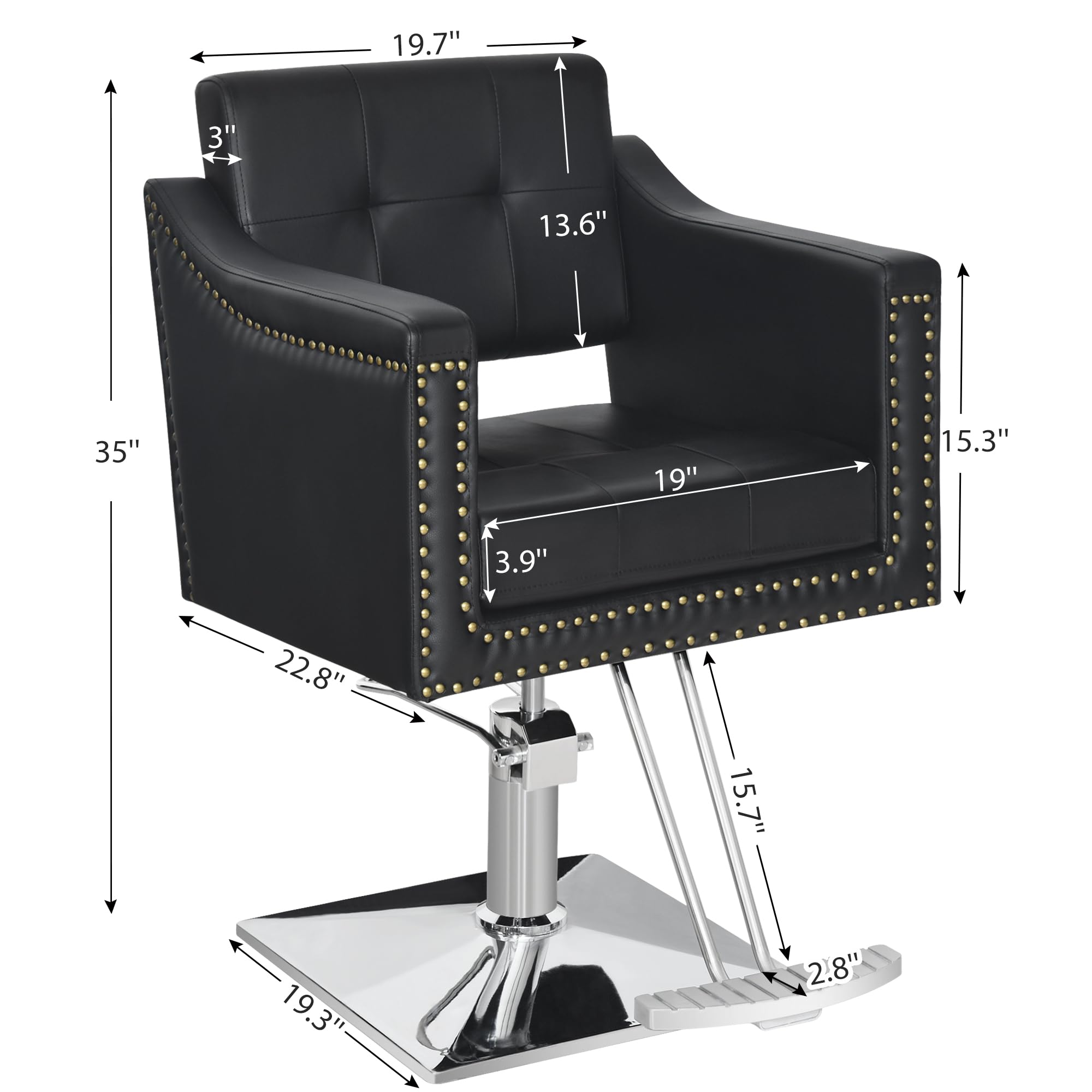Amazon.com: BarberPub Hydraulic Barber Chair, Salon Chair 8813