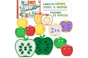 Skoolzy Apple Factory Learning Toy | Color Sorting Toys for Toddlers
