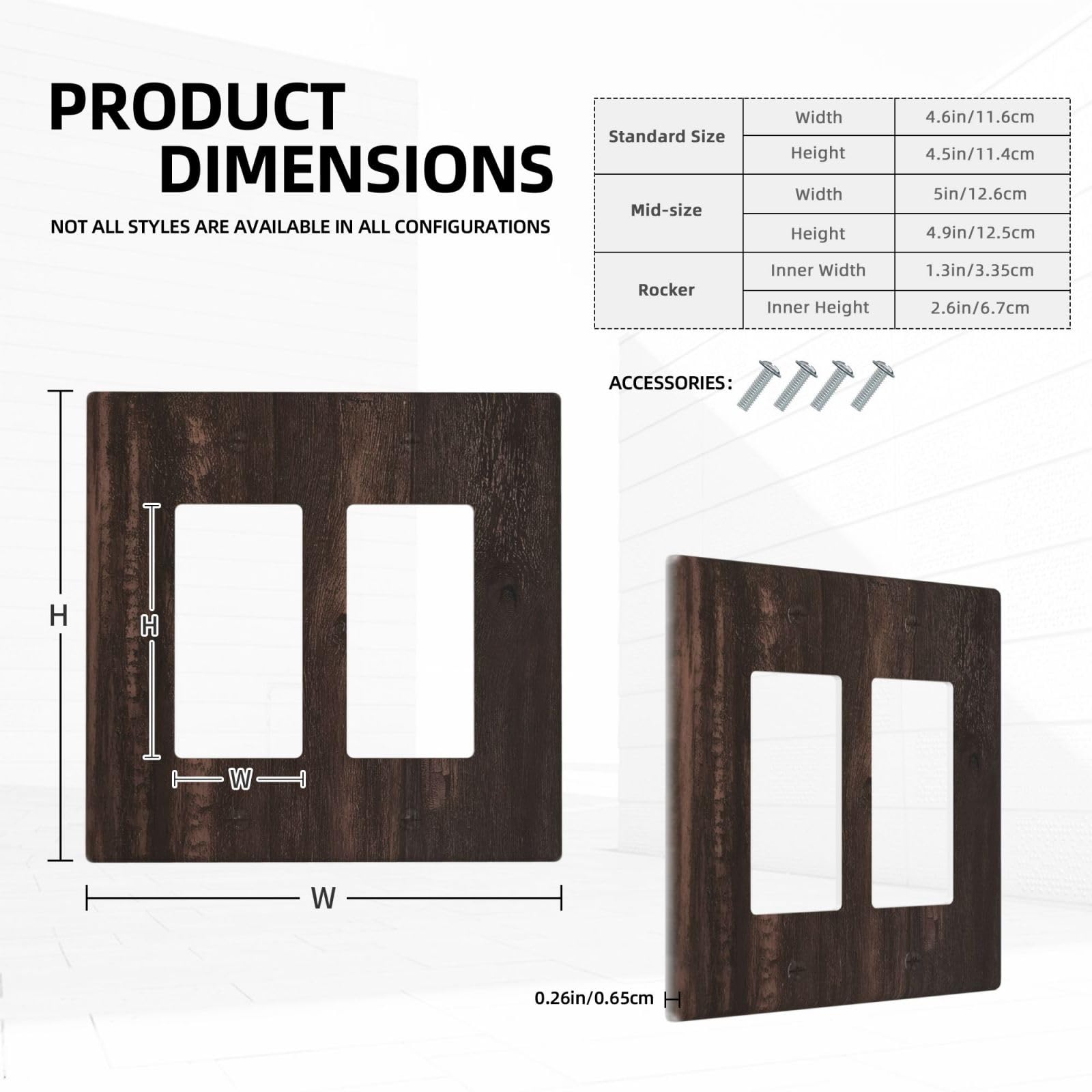 Rustic Wood Wall Plates - Farmhouse Decor -4