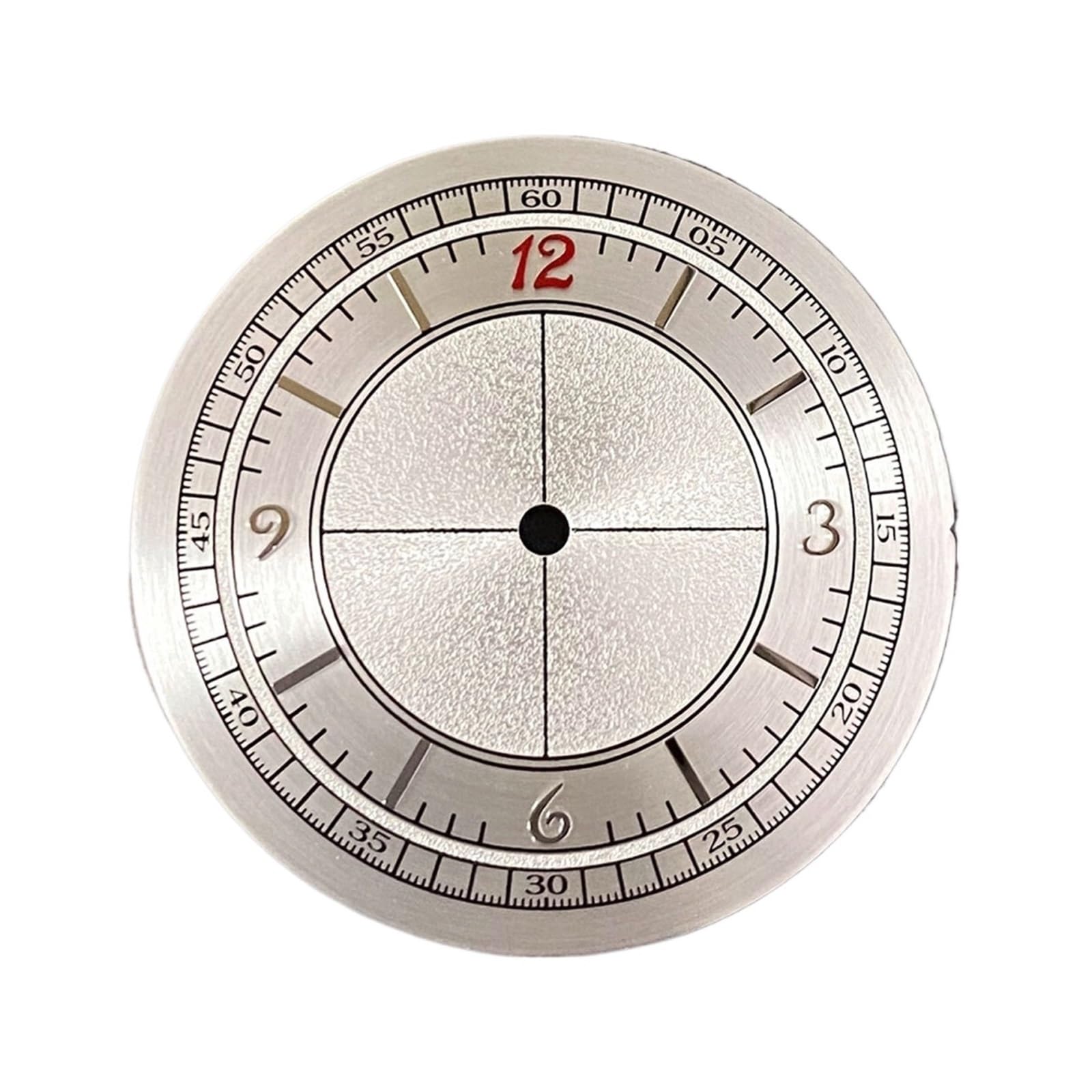 Cadran montre blanc 32mm r&eacute;solution alignement pour ETA2824 PT5000 - 6