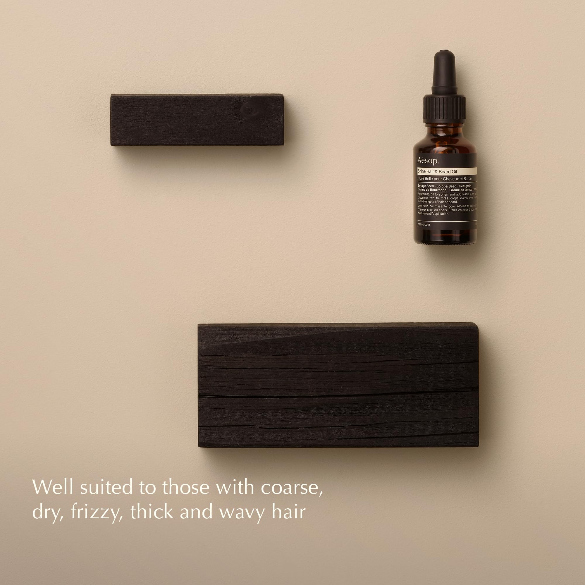 Aesop Shine Hair and Beard Oil – Silicone-Free Moisturizing Oil