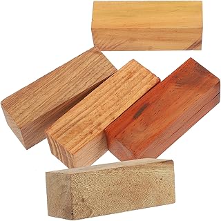 VILLCASE 5pcs Carved Wood Stamps for Crafts Decorating Tools Void Stamp Rubber Seal Engraving Stamps DIY Wooden Stamper Novel Wooden Stamp DIY Stamp Wooden Stamp Seal Manual Timber Material