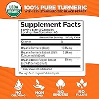 Vista 3 de Doctor Danielle curcumina de cúrcuma con bioperine (120 cápsulas)