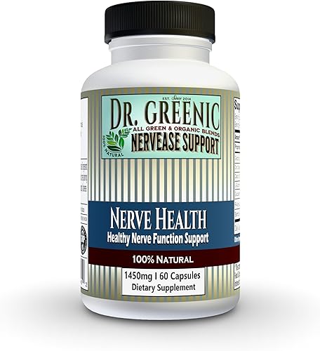 Suplemento Nervease Support 1450MG Fórmula avanzada para comodidad y salud nerviosa