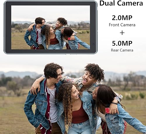 Vista 19 de BYANDBY Tablet 7 pulgadas Android 15.0 Tablet, 6GB+32GB ROM (1TB Expand), Quad-Core, WiFi, GMS, Cámara dual, Educativo, Juegos (negro)