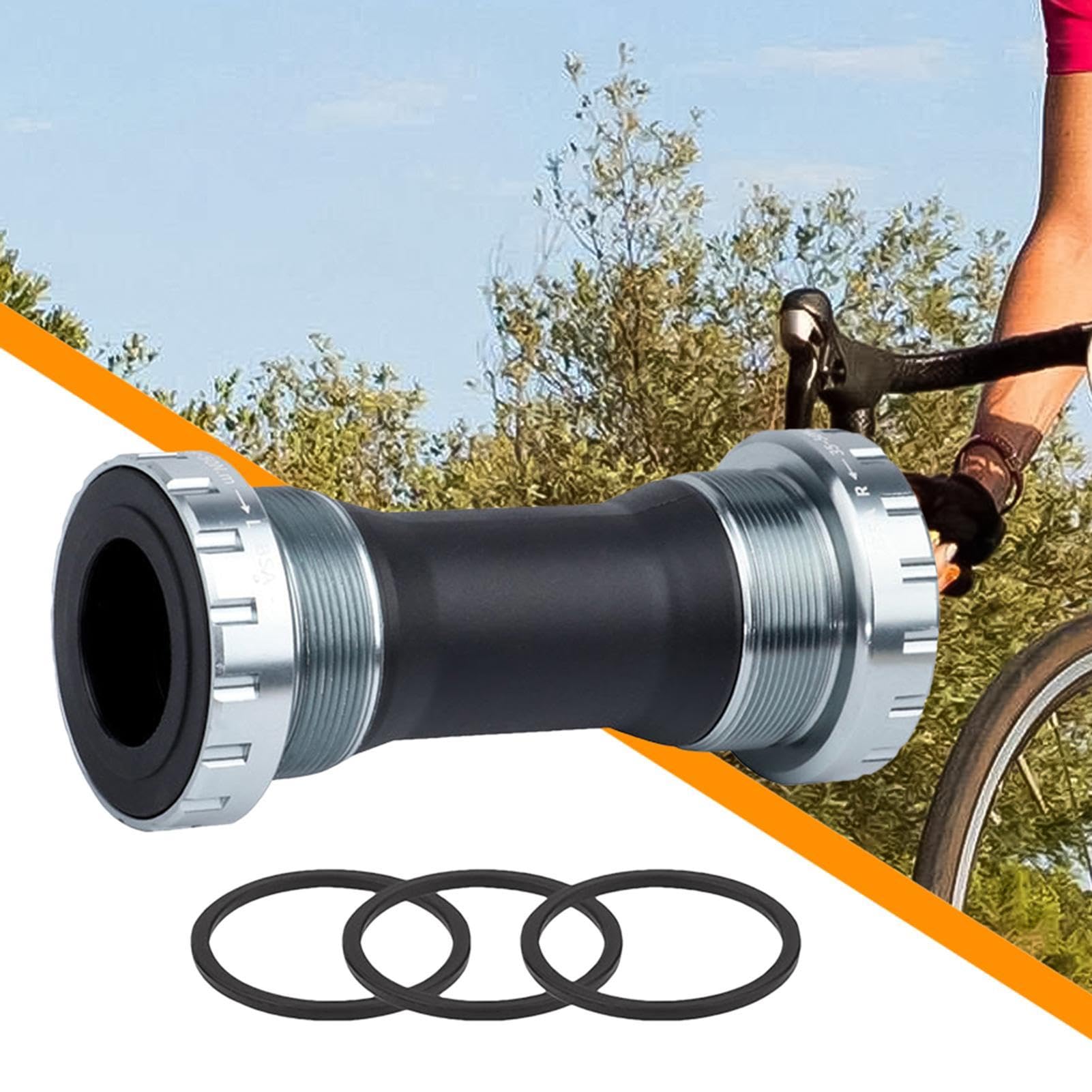 Axe Central Pédalier Fileté 24 Mm BB52 – Axe Off-Road Ultra Résistant Pour VTT Et Vélo De Route, Installation Facile Et Performances Au Top