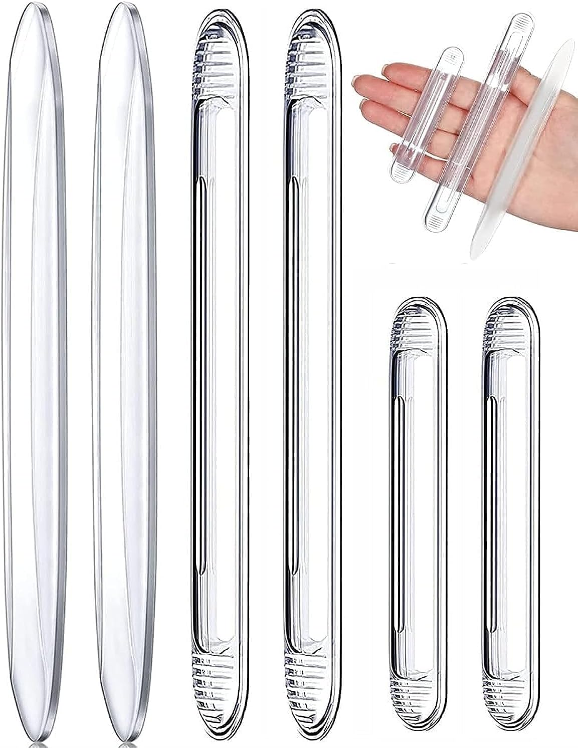 KGYMJR 6 Pcs AntiCollision Bumper Guard Clear Door Bumper