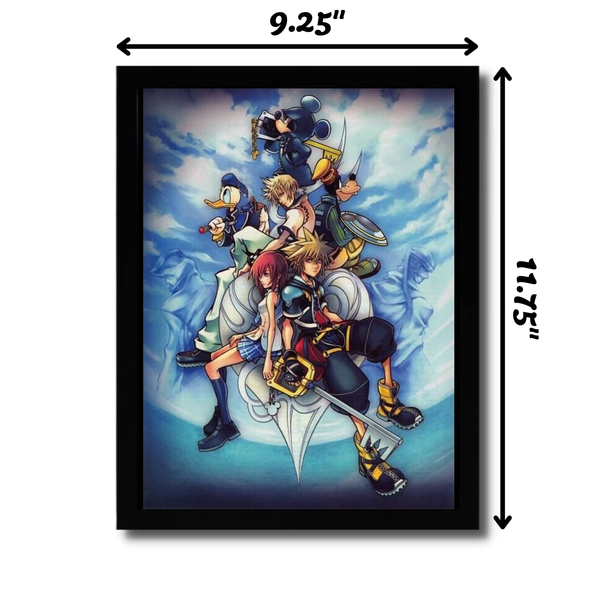 Amazon.com: Kingdom Hearts II 2 PS2 Framed Print Ad/Poster