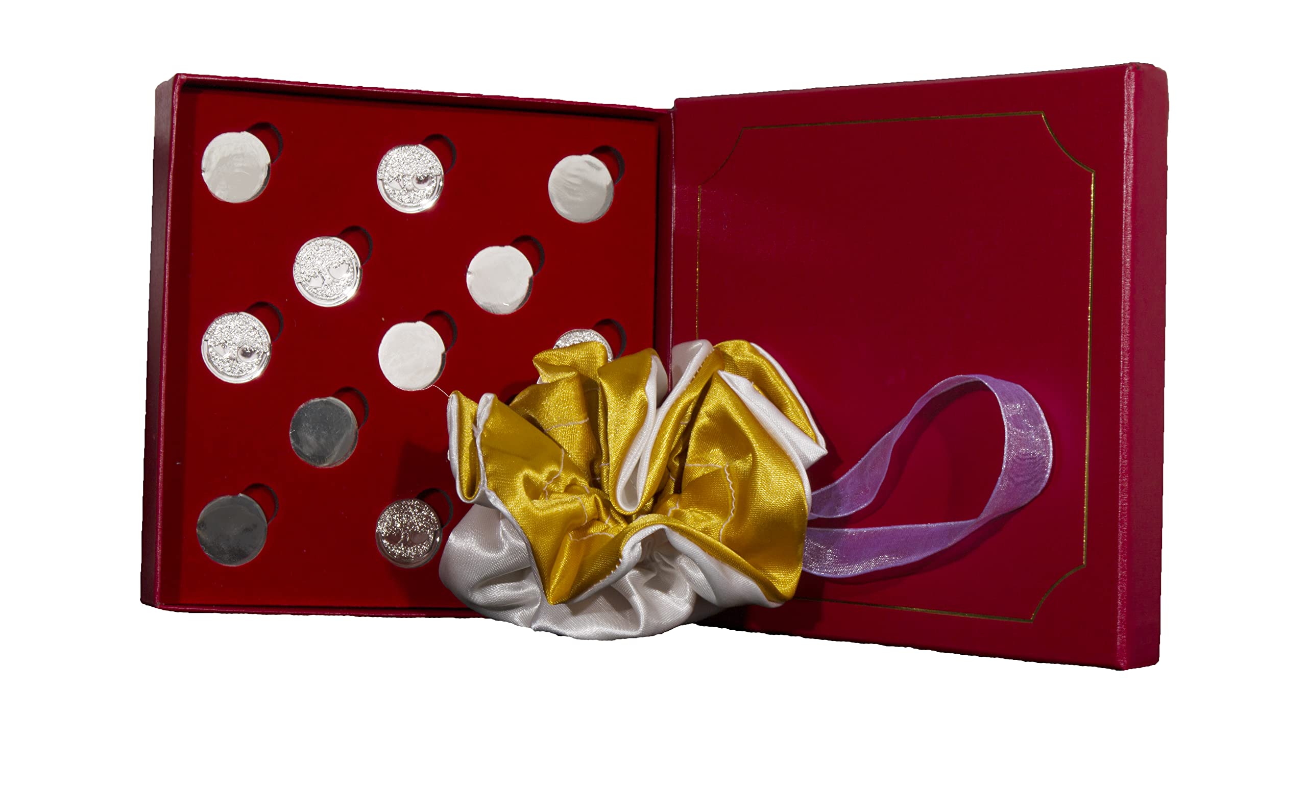 Arras de la Vida © Personalizadas para Bodas y 25 Aniversario con Fecha Nombres en Cada Arra en su Reverso