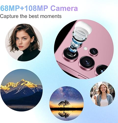 Miniatura 4 de Teléfono Android I25 Ultra desbloqueado, 12 GB de RAM+512 GB, pantalla HD de 6.99 pulgadas, 7000 mAh de larga duración, Snapdragon 8 Gen3, cámara