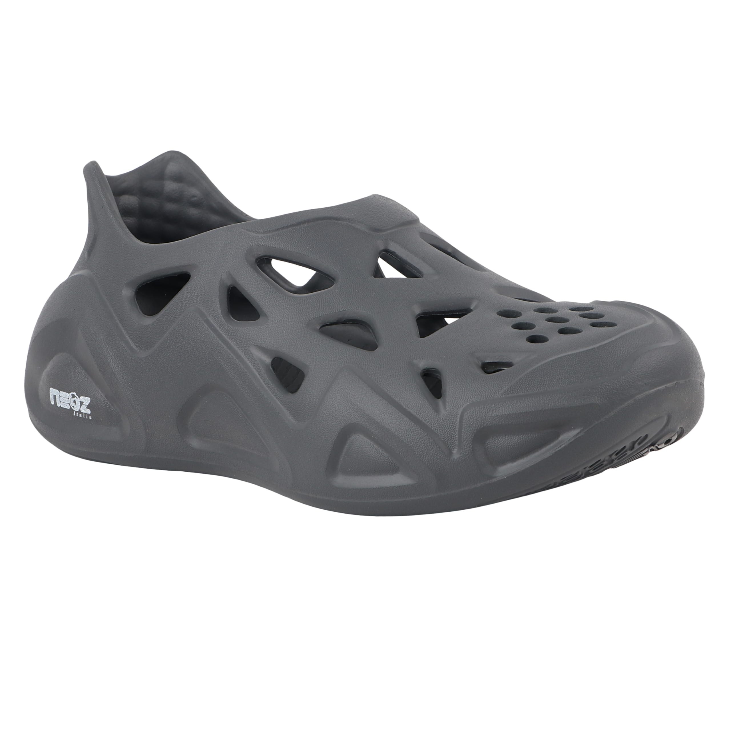 NEOZ EXTRA SOFT Mens Innovative Casual Clogs/Sandals/Sneakers/Open Shoe for Adult | Stylish & Anti-Skid | Waterproof & Everyday Use Mules for Kids/Boys/Girls/Unisex, K EZY RUN-CARBON_4 (B0CJNSJ3B5) Amazon Price History, Amazon Price Tracker
